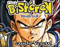 Vegeta, grumpy, surly, and damn cool.